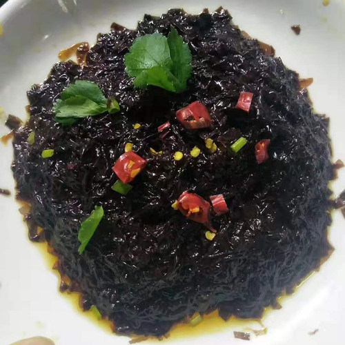 紫菜干货福建霞浦野生头水紫菜干货无沙免洗紫菜蛋汤包饭一斤散装 - 图0