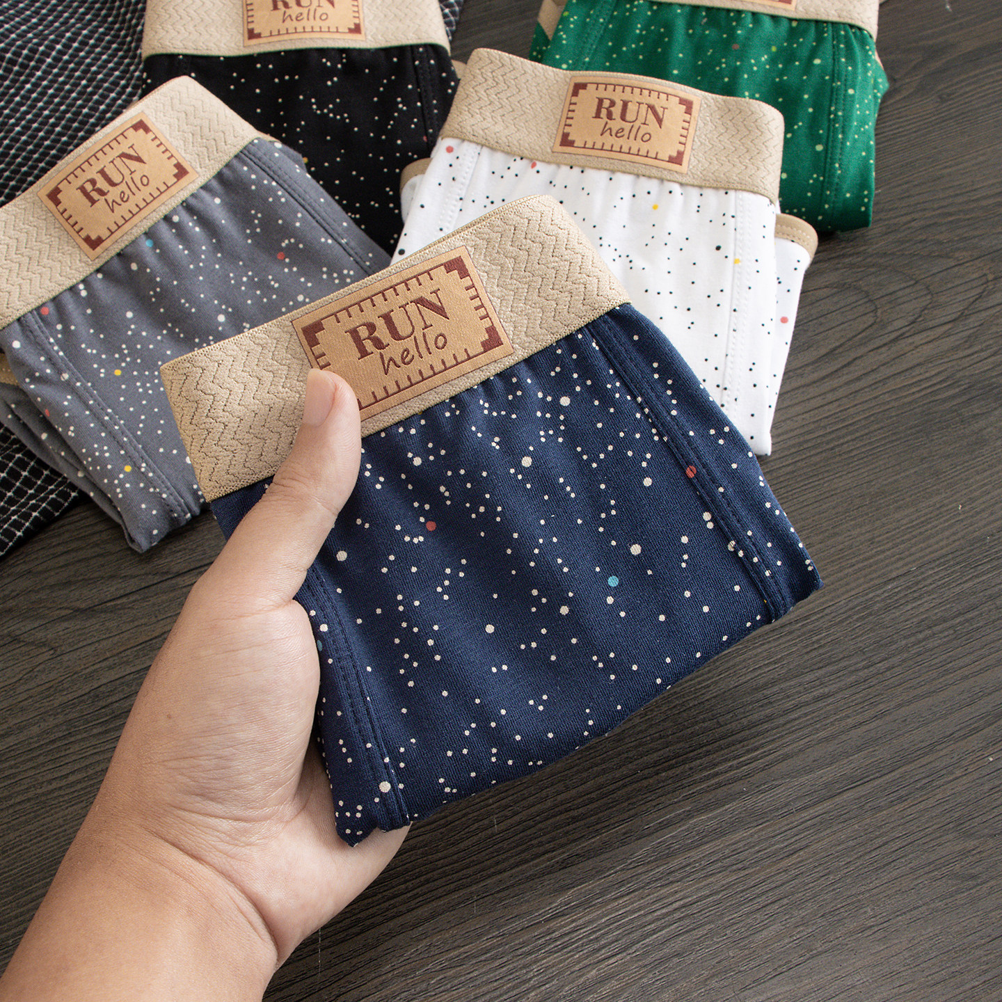 星空男士内裤纯棉男生平角裤中腰四角裤潮流短裤头底裤衩运动透气,淘宝优惠券,粉丝福利购,淘宝优惠卷