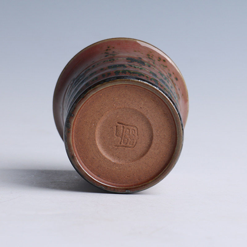 钧窑钧瓷炭烧结晶炫纹高升杯杯原矿手工创意压手杯主人杯茶盏,淘宝优惠券,粉丝福利购,淘宝优惠卷