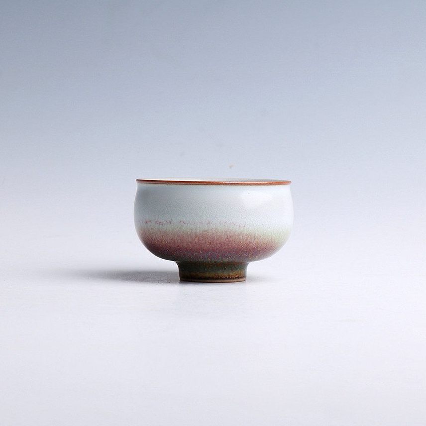 钧窑钧瓷晚霞映里天然原矿主人杯压手杯家居生活茶器,淘宝优惠券,粉丝福利购,淘宝优惠卷