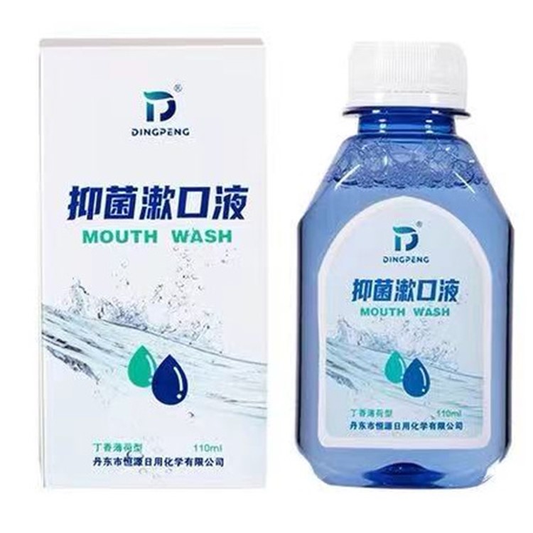 DINGPENG丁硼菌抑漱口液漱水口异味口腔水丹东恒源 110ml*6瓶 装 - 图0