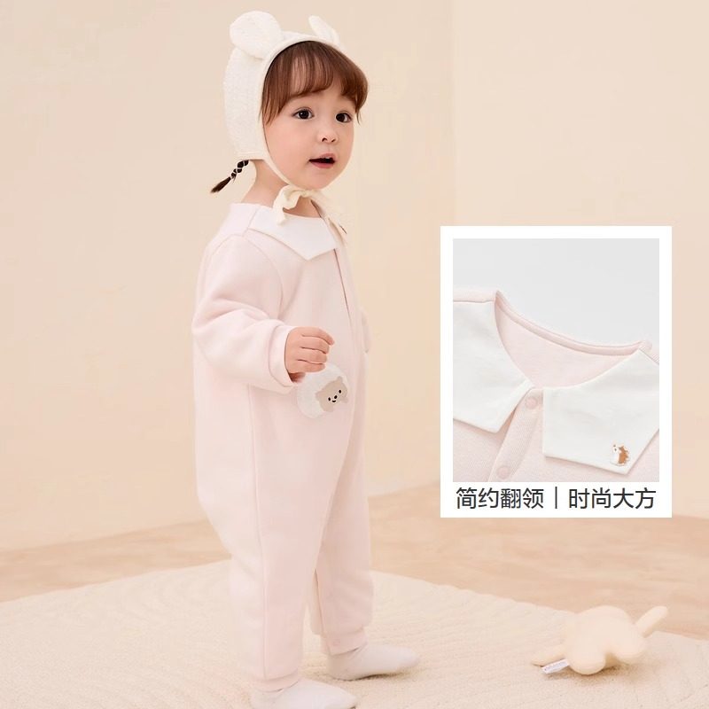 巴拉巴拉宝宝连体衣婴儿衣服夹棉加厚睡衣冬装新款童装男女童保暖,淘宝优惠券,粉丝福利购,淘宝优惠卷