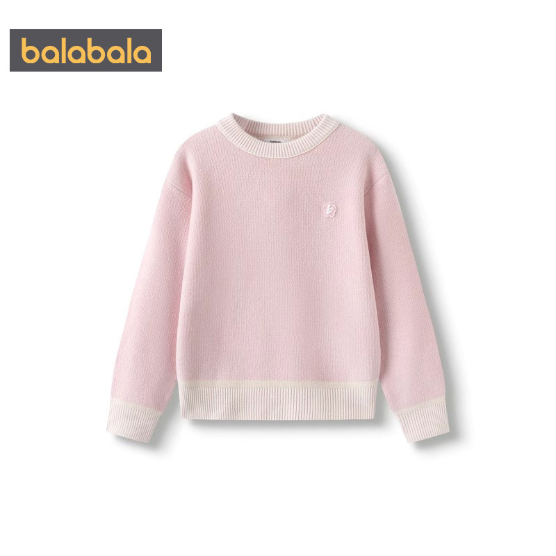 巴拉巴拉女童毛衣秋冬新款童装中大童洋气针织衫儿童套头打底衫厚,淘宝优惠券,粉丝福利购,淘宝优惠卷