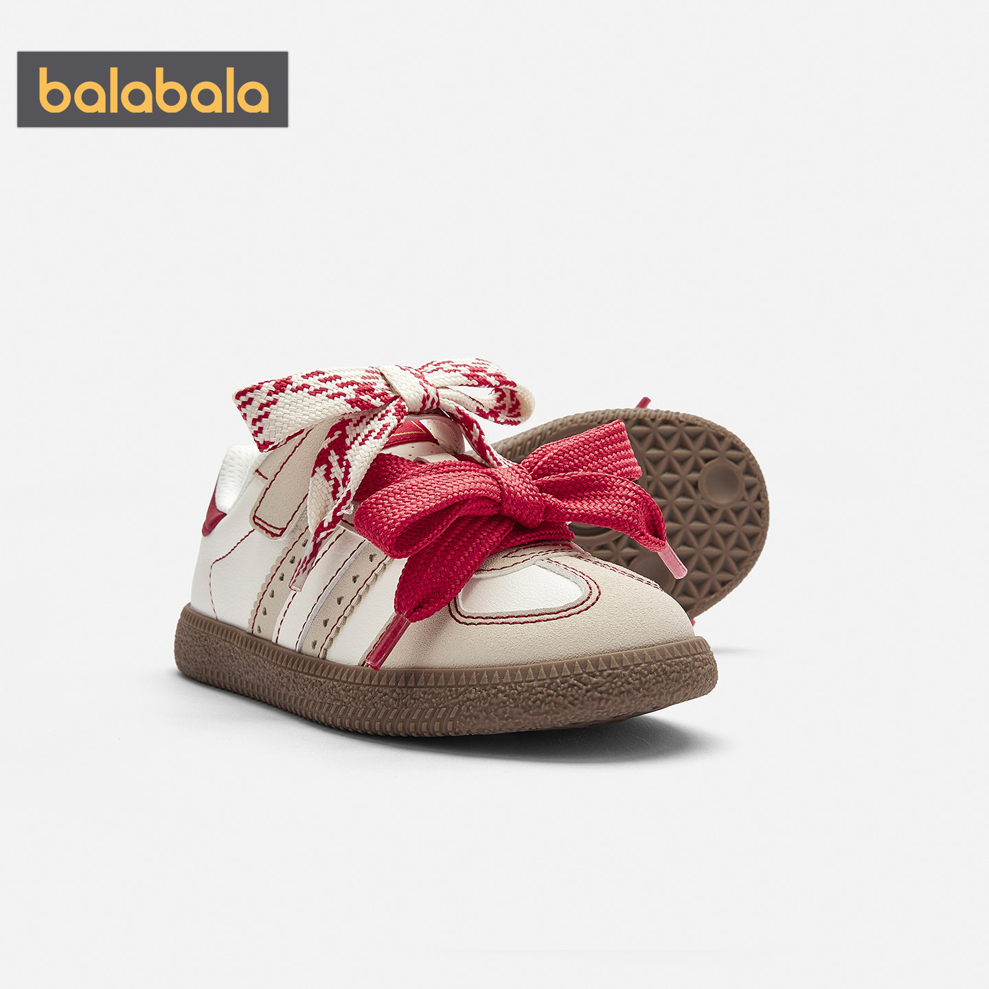 巴拉巴拉女童板鞋中大童鞋子秋冬款童鞋儿童洋气小白鞋宝宝运动鞋,淘宝优惠券,粉丝福利购,淘宝优惠卷