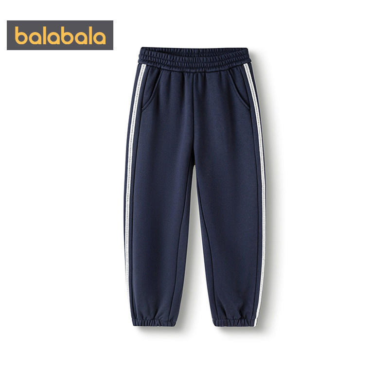 巴拉巴拉女童加绒裤子中大童宝宝运动裤秋冬款儿童卫裤休闲长裤厚,淘宝优惠券,粉丝福利购,淘宝优惠卷