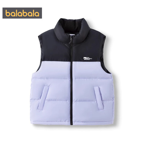巴拉巴拉儿童羽绒马甲宝宝冬季新款童装男童女童韩版背心外穿加厚 - 图3