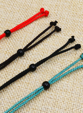 细绳吊坠挂绳玉绳手工水晶饰品
