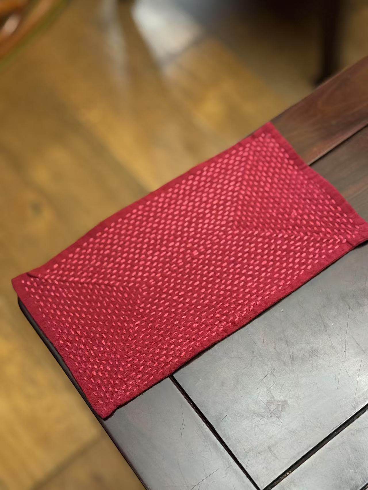 茶席杯垫刺子绣密密缝茶席刺子绣工厂批发 定制 欢迎下订单按样绣,淘宝优惠券,粉丝福利购,淘宝优惠卷