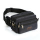 Six-layer canvas waist bag thickened new large capacity polyester