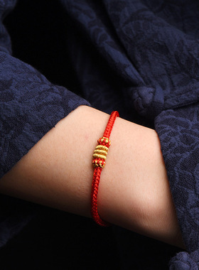 2026马年新款红绳手绳本命绳鼠兔龙马鸡男女款手绳守岁红绳丙午