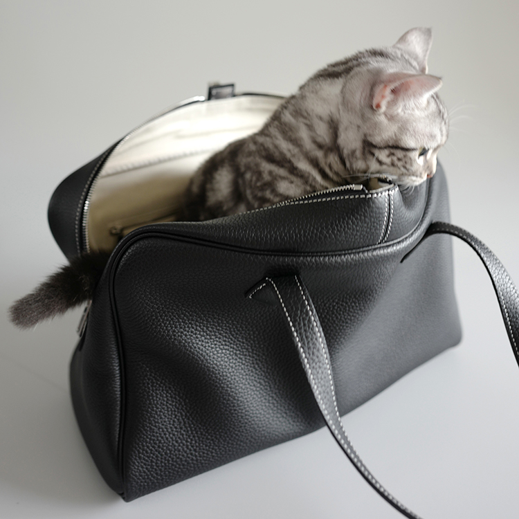 Bounded维多利亚包Victoria35手提包大容量男女真皮托特保龄球包 - 图3