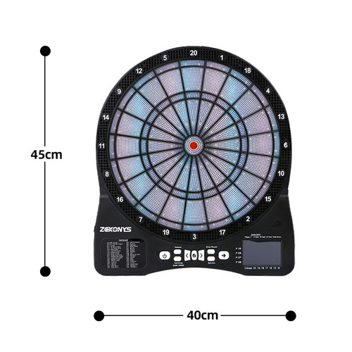 自动计分安全发光电子飞镖盘套装成人儿童家用室内娱乐酒吧比赛靶 - 图3
