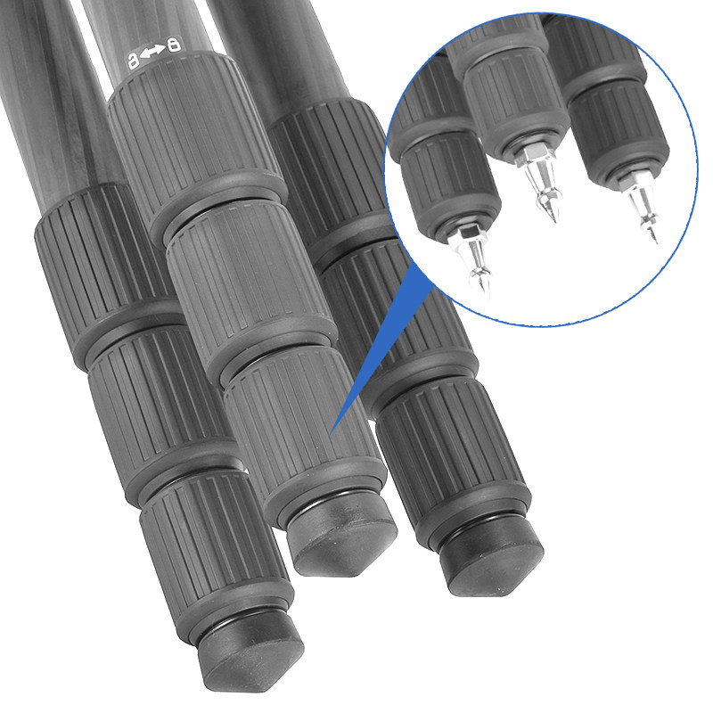 百诺C3570T/C3580T/C4570T/C4580T碳纤维三脚架 单反相机 摄影摄像支架 大脚管高承重 专业稳定型三角架1.9米 - 图2