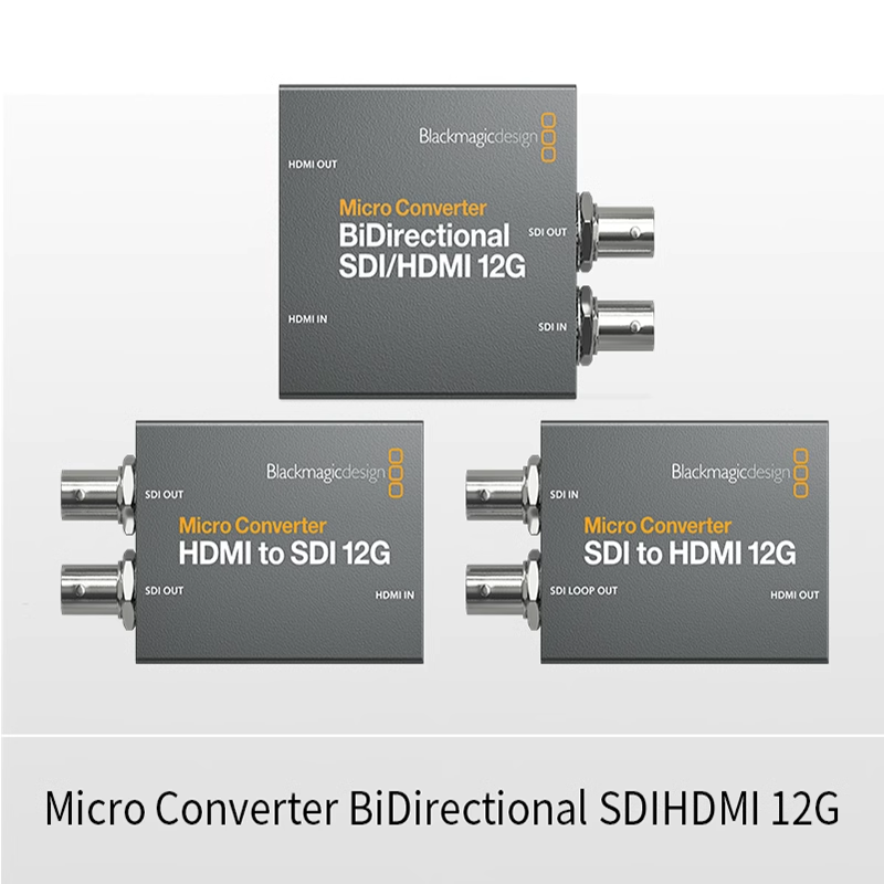 Blackmagic Design BMD 视频信号格式转换器Micro Converter BiDirectional SDI/HDMI 12G 互转 - 图3