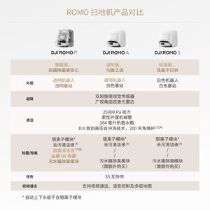 【顺丰包邮】DJI 大疆 ROMO 智能扫地机器人扫拖一体机旗舰家用全自动免维护自清洁擦地机