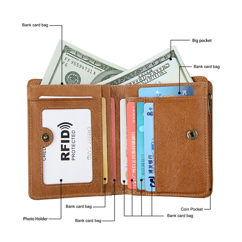 丹麦vanlemn防盗刷男士防消磁钱包 vanlemn钱包