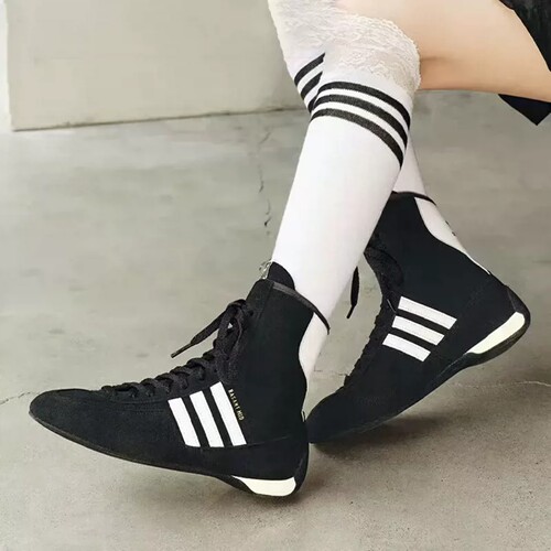 Adidas 三叶草 女子复古赛车文化中高帮薄底休闲鞋 JH6665 JI2503 - 图2