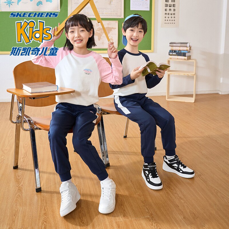 skechers斯凯奇儿童新款休闲鞋 skechers童鞋板鞋