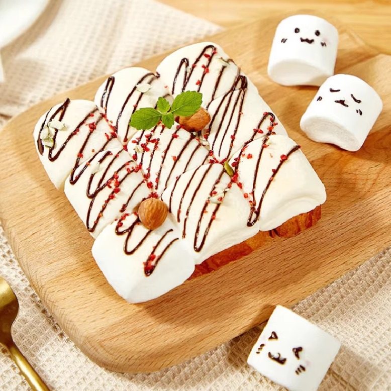 盛之花白色原味棉花糖1000g牛轧糖雪花酥奶枣专用原料diy烘焙烧烤,淘宝优惠券,粉丝福利购,淘宝优惠卷