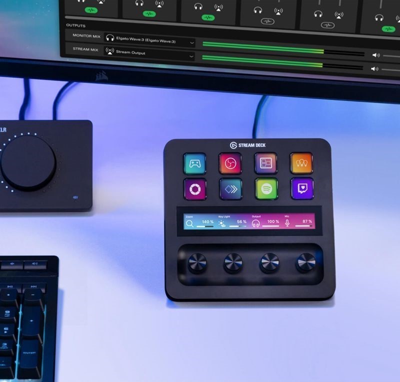 Elgato Stream Deck + 升级版直播导播切换控制台可编程快捷键盘.