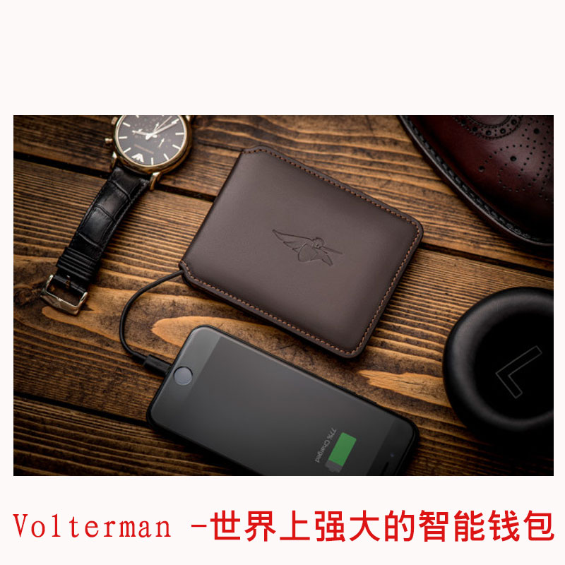 Volterman -强大的智能钱包全球GPS跟踪全球WiFi热点，防盗摄像头