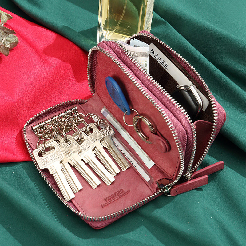零钱钥匙包女士大容量多功能小卡包 vanlord尊禄钥匙包
