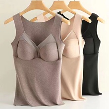 拍三件！德绒免穿Bra背心新款一体式内衣