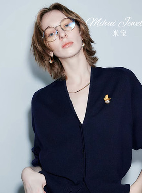 韩国轻奢蝴蝶珍珠小胸针女高档别针优雅胸花防走光固定扣针配饰