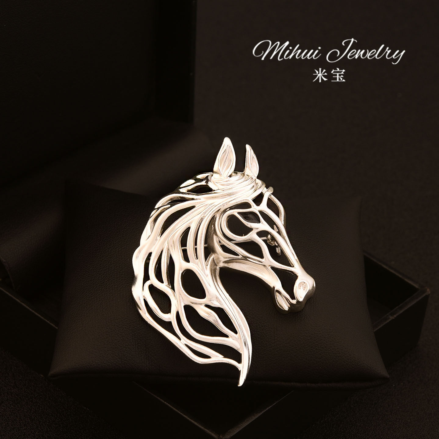 复古艺术马头胸针本命年高档胸花配饰西服大衣独特别针生肖饰品,淘宝优惠券,粉丝福利购,淘宝优惠卷