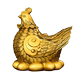 Pure brass hen ornaments golden chicken laying eggs hatching hens ingot rooster home living room entrance wine cabinet gifts
