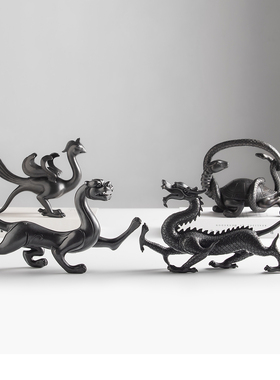 青龙白虎玄武装饰工艺品四神兽