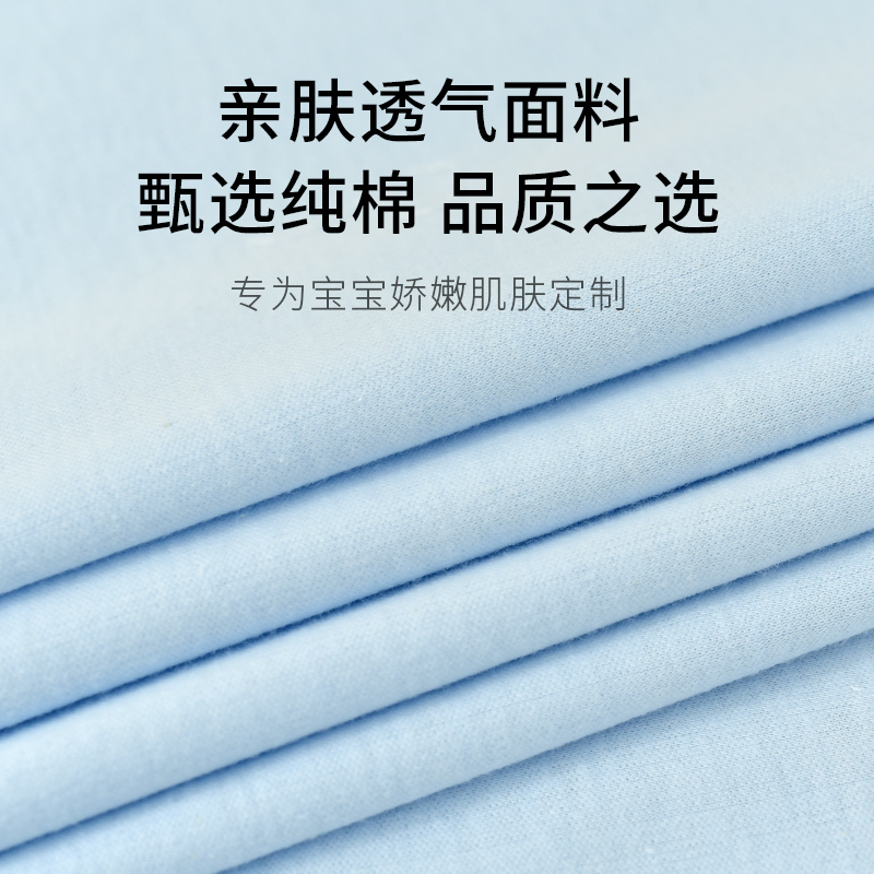 新生婴儿纯棉尿布四季可洗尿介子针织精梳棉吸水透气柔软舒适尿片 - 图1