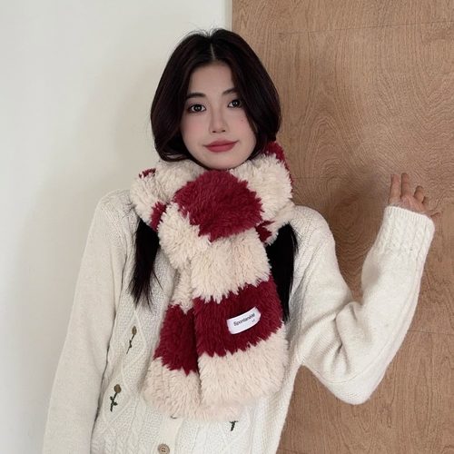 围巾手工diy编织材料包粗毛线团织围巾线帽子送男女友礼物 - 图0