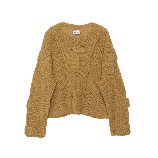 Shopping mall sweater Moveup fun round collar