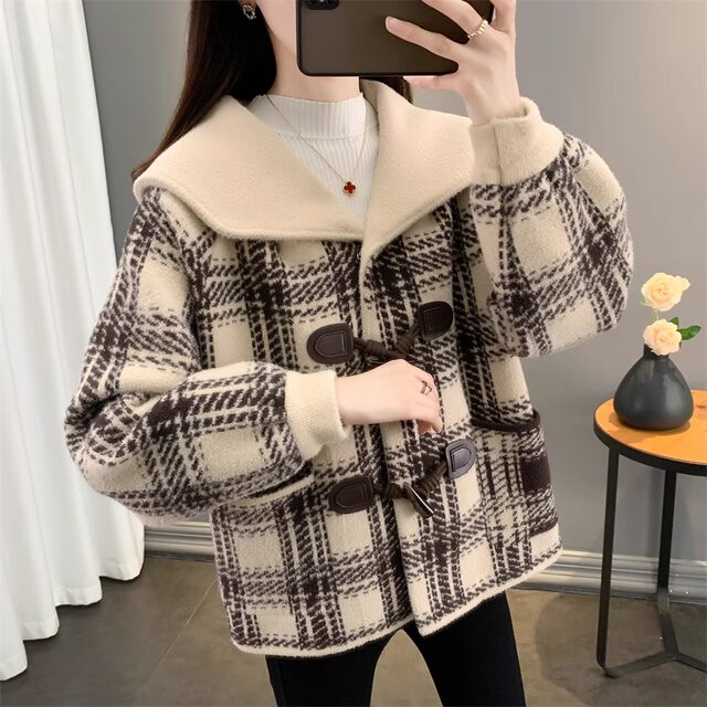 Women's autumn and winter woolen coat short top