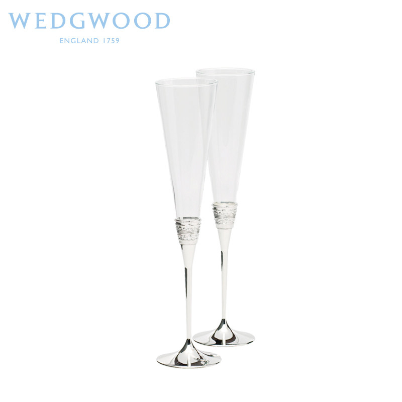 正品Wedgwood威基伍德王薇薇Verawang爱之结水晶香槟对杯结婚礼物,淘宝优惠券,粉丝福利购,淘宝优惠卷