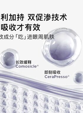 RNW抗皱紧致淡纹眼霜保湿修护淡化细纹黑眼圈电动按摩头眼霜女士