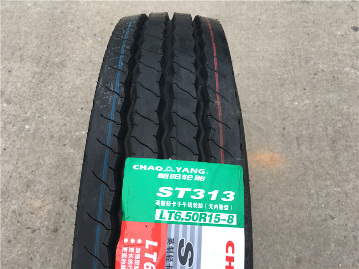 朝阳轮胎650R15 ST303 ST313 10层轻卡载重轮胎6.50R15半钢丝轮胎-图2