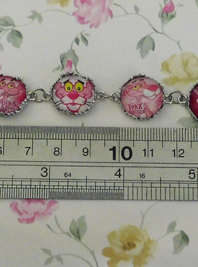 PinkPanther粉紅豹卡通手链