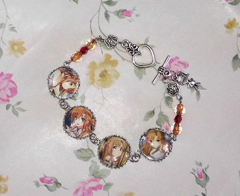 现货 SWORD ART ONLINE Asuna Bracelet 刀剑神域 动漫手链 - 图0