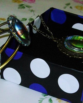 龍貓時光寶石項鏈手镯