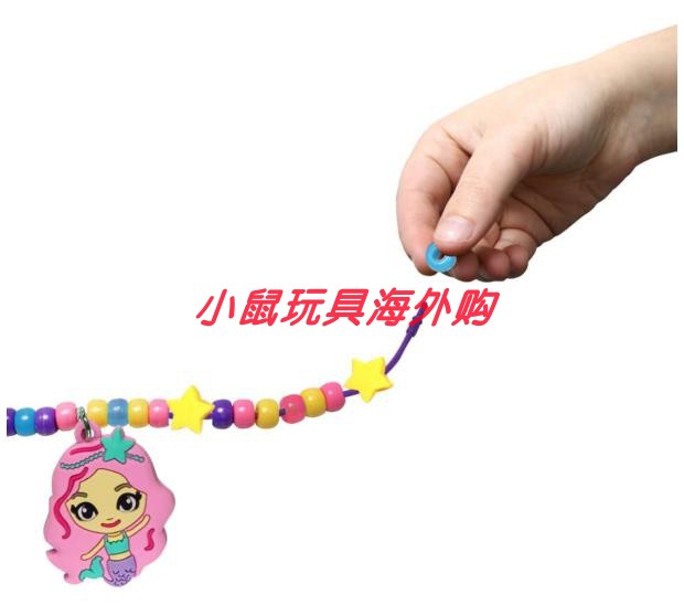 美国 迪士尼 Barbie芭比DIY 串珠女孩益智项链玩具礼盒套装  现货 - 图1