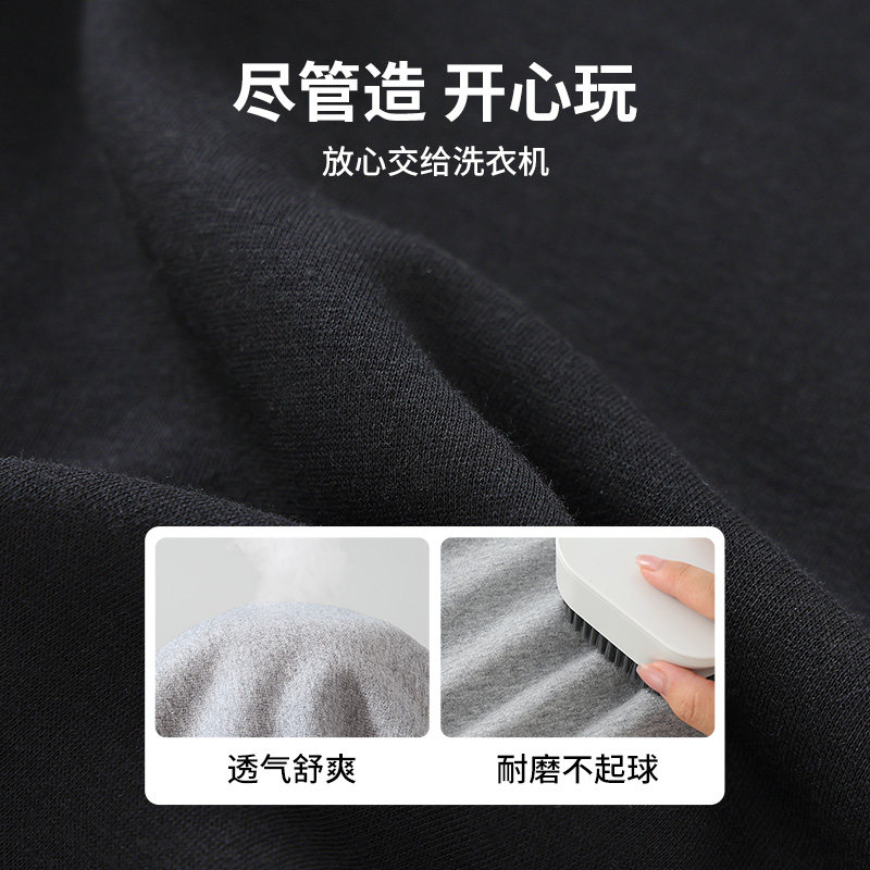 迪士尼男童加绒运动长裤2024秋冬新款儿童户外一体绒加厚针织卫裤