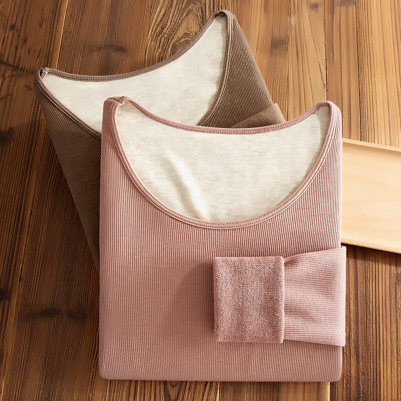 恒源祥加厚德绒自发热保暖 恒源祥内衣保暖上装