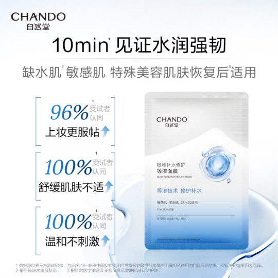 Nature's Polar Moisturizing Repair Isotonic Mask beruhigt, spendet Feuchtigkeit und stärkt die Barriere