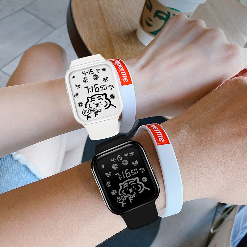 黑科技女ins风简约气质防水男表 多伦兹国产腕表