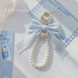 Оригинальный свежий брелок с бантиком, лента