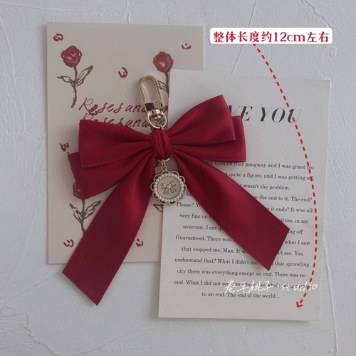 Оригинальный брелок с бантиком из жемчуга, праздничнная подвеска, в западном стиле, для подружки невесты