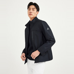 七匹狼夹克25秋季男士新款梭织立领防水短款户外休闲运动外套男装