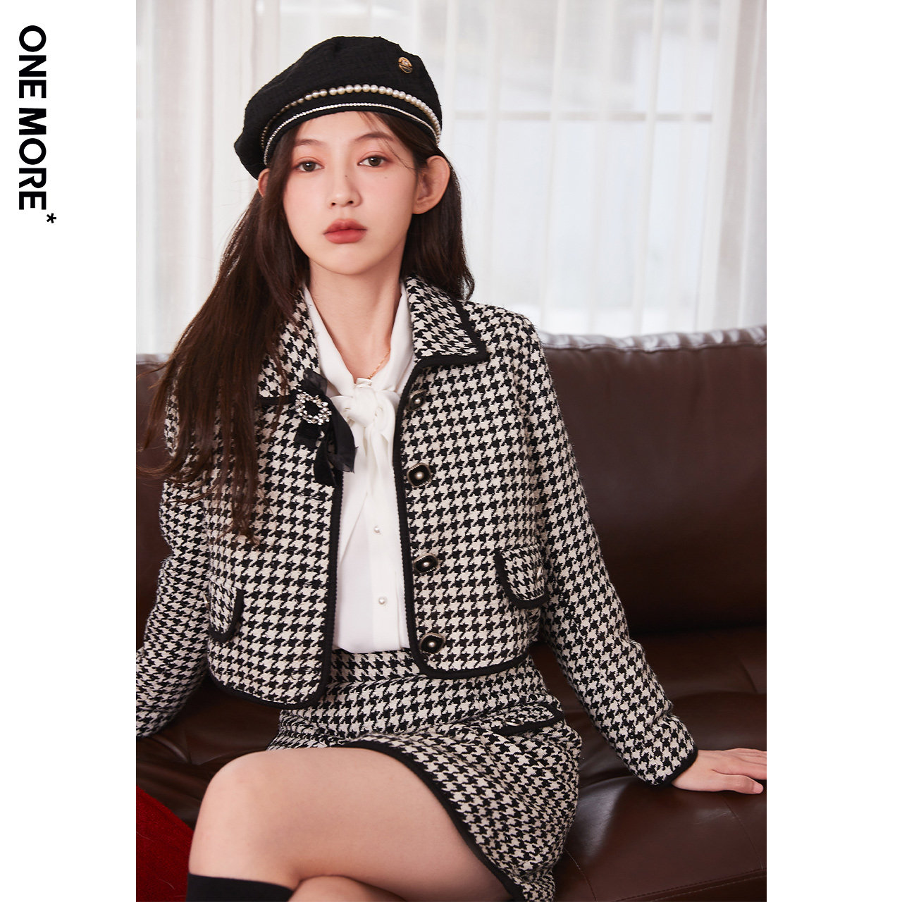 one more2022春季新款小香风外套 onemore短外套